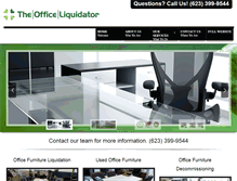 Tablet Screenshot of furnitureliquidationphoenix.com